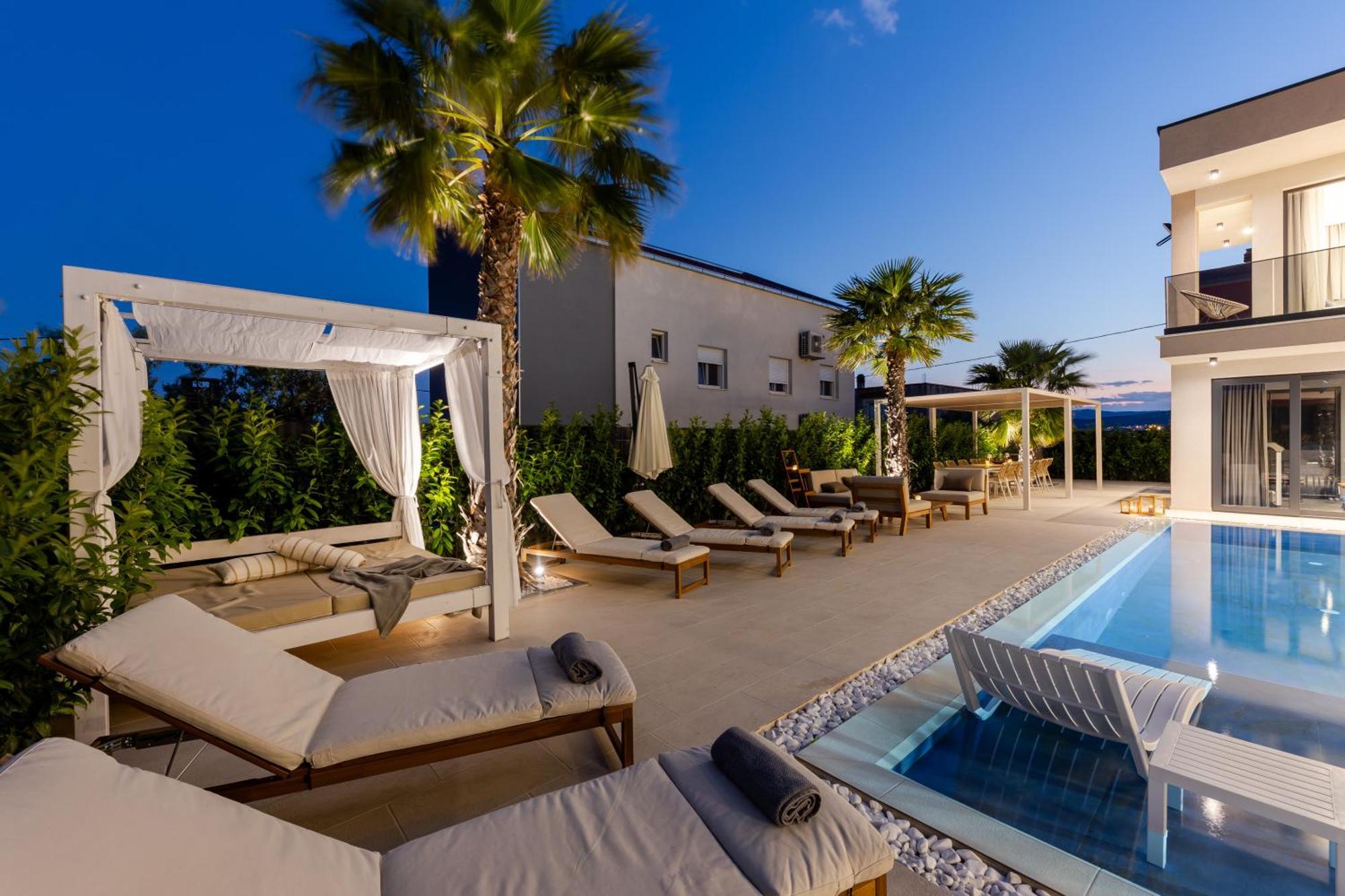 Kaštel Stari Luxury Villa My Wish With Pool מראה חיצוני תמונה